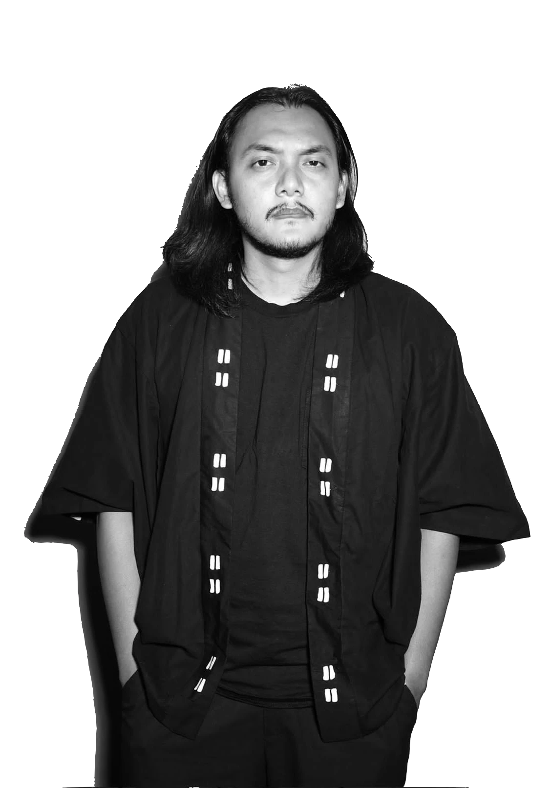 Black-and-white portrait of the NIION founder
